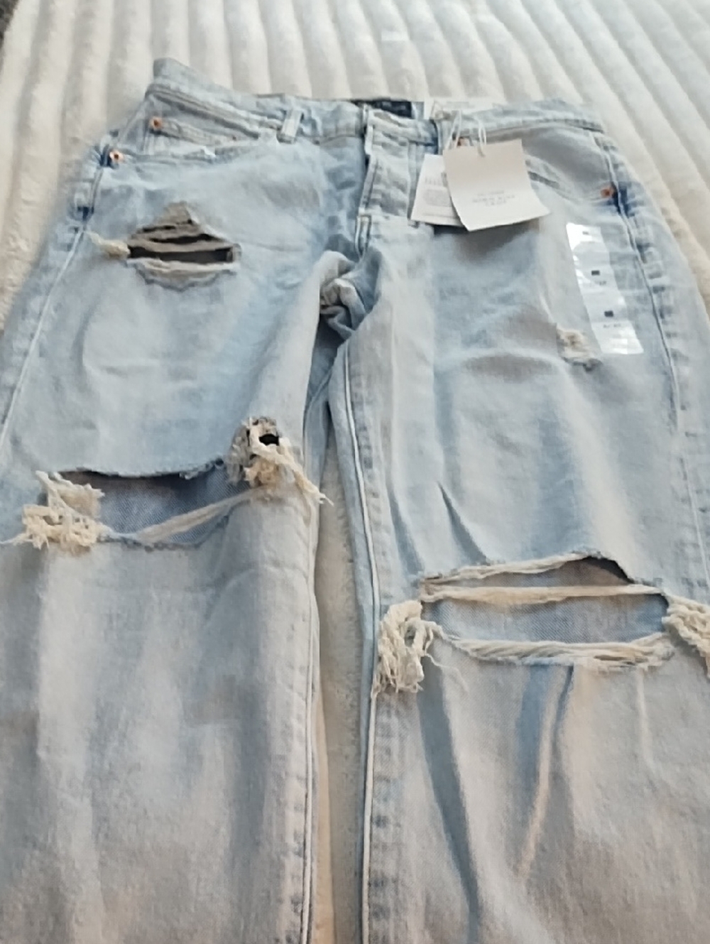 Lucky Brand Light Blue Distressed Women Jeans